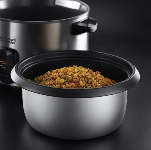 Arrocera Russell Hobbs Opiniones Cook@Home cocinando arroz blanco esponjoso, ideal para recetas latinas